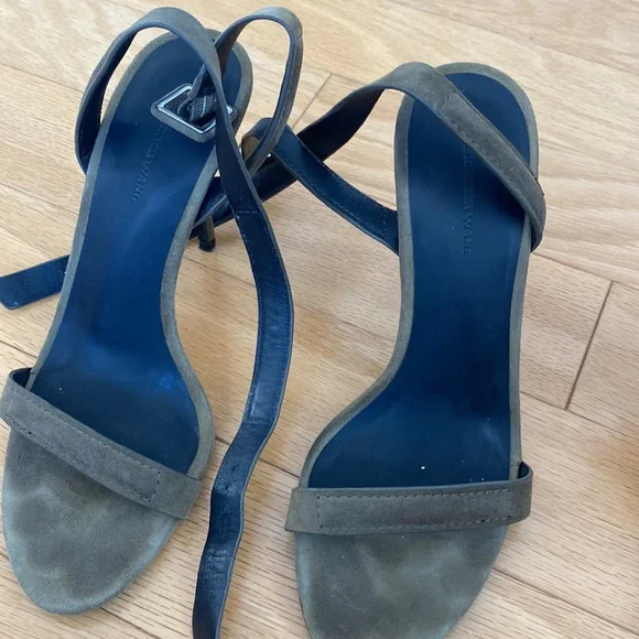 Bundle of two Alexander Wang Suede sandal green and pink size 37 - Picture 4 of 16